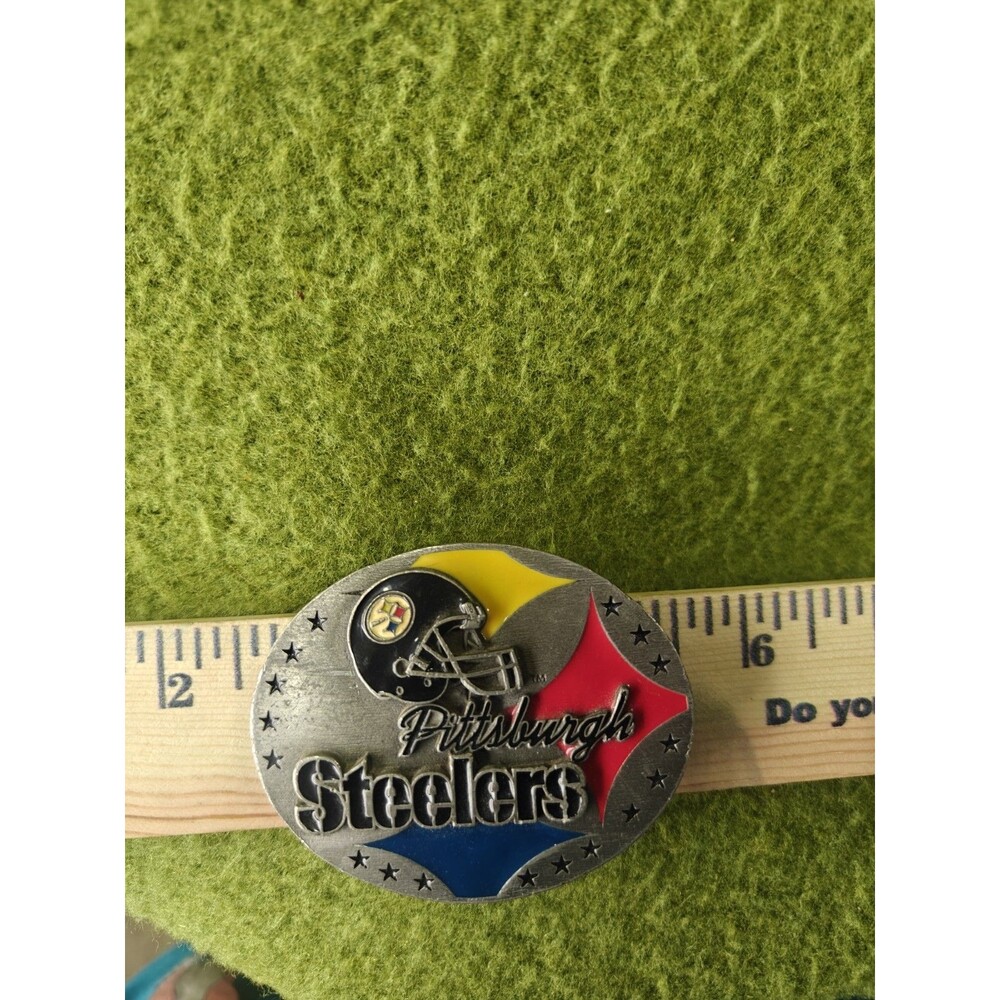 RARE! PITTSBURGH STEELERS NFL Football BELT BUCKLE!